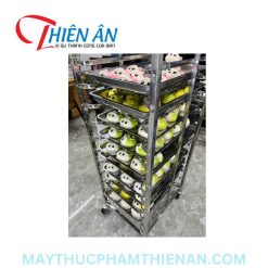Xe đẩy khay bánh 12 tầng