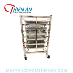 xe đẩy khay bánh 6 tầng