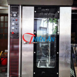 lò nướng xoay 10 khay ứng dụng làm bánh mì
