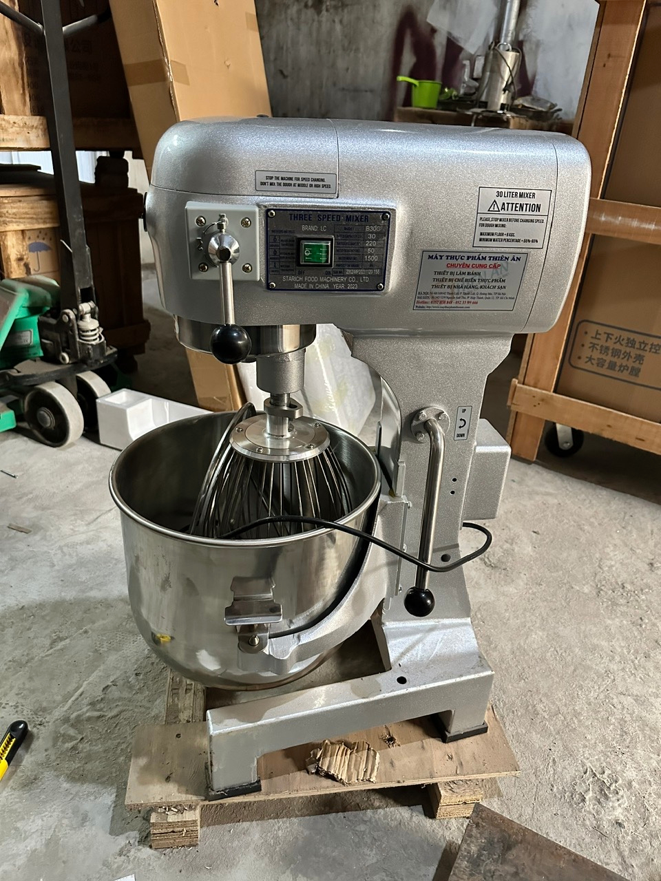 máy đánh trứng 30 lít LC-B30G