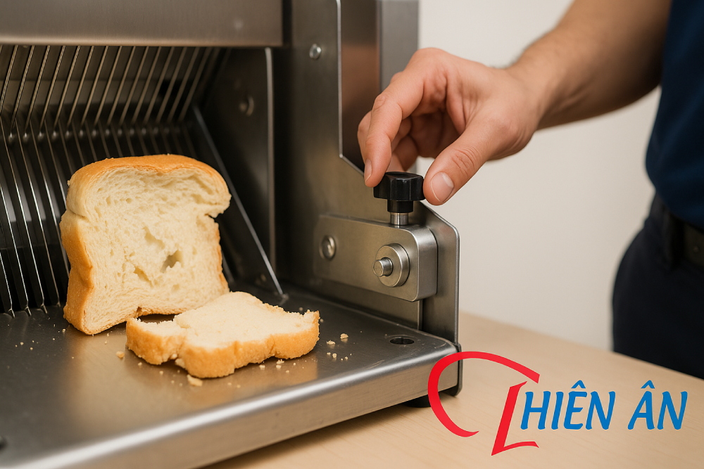 lỗi cắt bánh mì gối bị xẹp, không đều