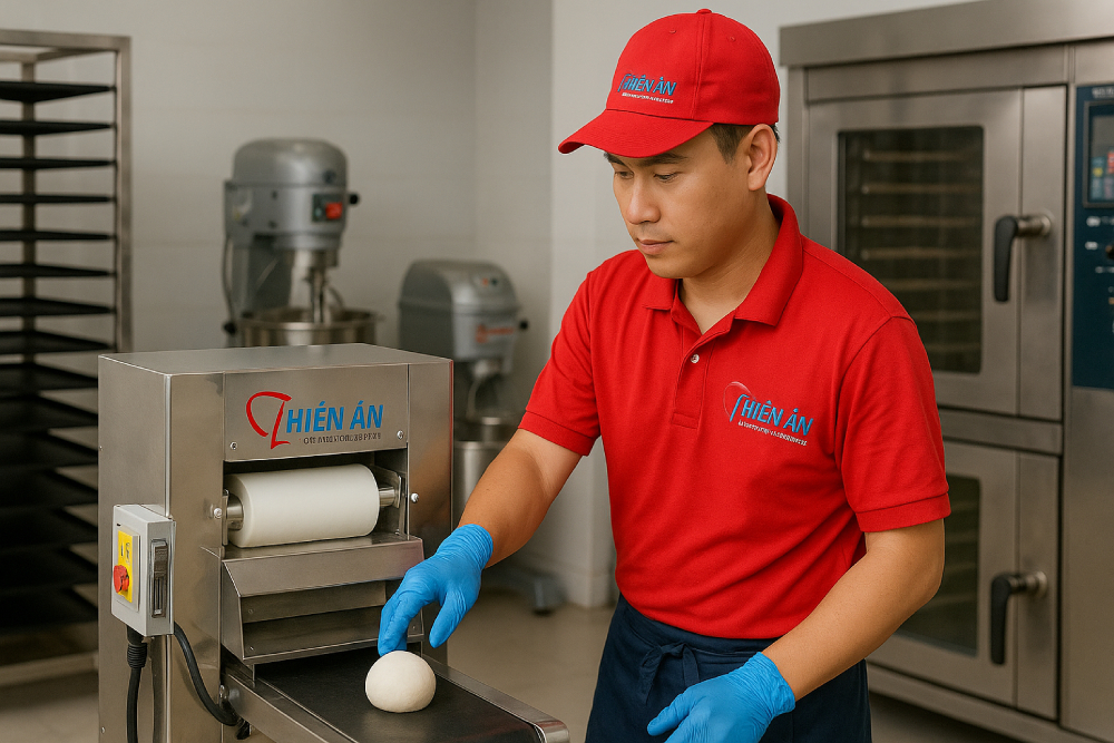 Hướng dẫn sử dụng máy vê bột bánh mì - Thiên Ân