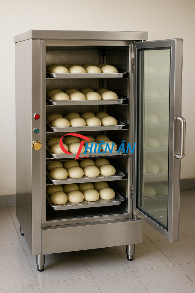 ưu điểm nổi bật của tủ ủ 6 khay làm bánh