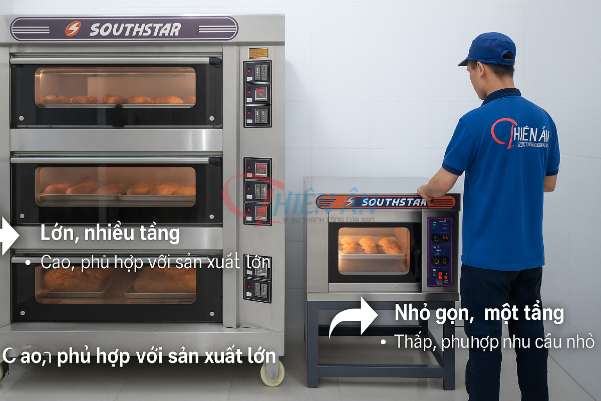 nên chọn lò nướng bánh mì hay bánh ngọt cho tiệm bán combo
