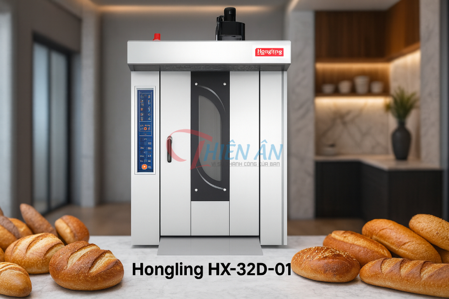 Lò nướng xoay 32 khay Hongling HX-32D-01 Thiên Ân