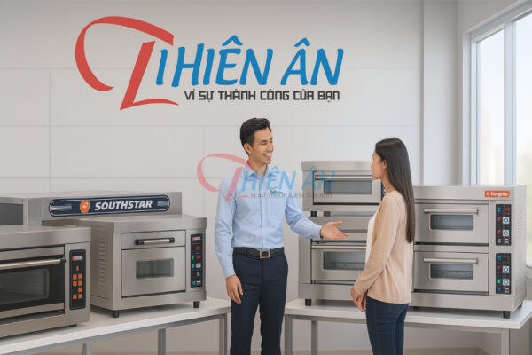 Mua lò nướng công nghiệp thương hiệu southstar và hongling chính hãng tại Máy Thực Phẩm Thiên Ân
