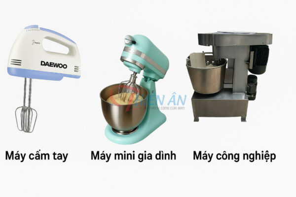 Phân biệt các dòng máy trộn bột phổ biến hiện nay