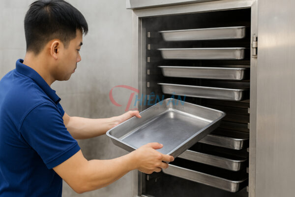 Hướng dẫn vệ sinh tủ cơm công nghiệp đúng cách