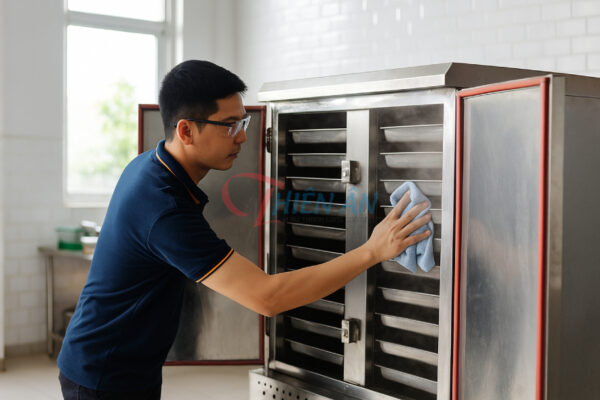Hướng dẫn bảo quản và vệ sinh tủ cơm công nghiệp đúng cách