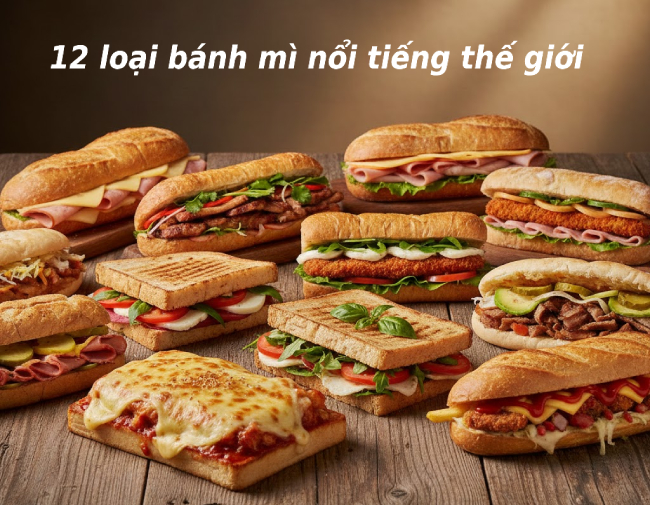 Các loại bánh mì ngon nổi tiếng trên thế giới