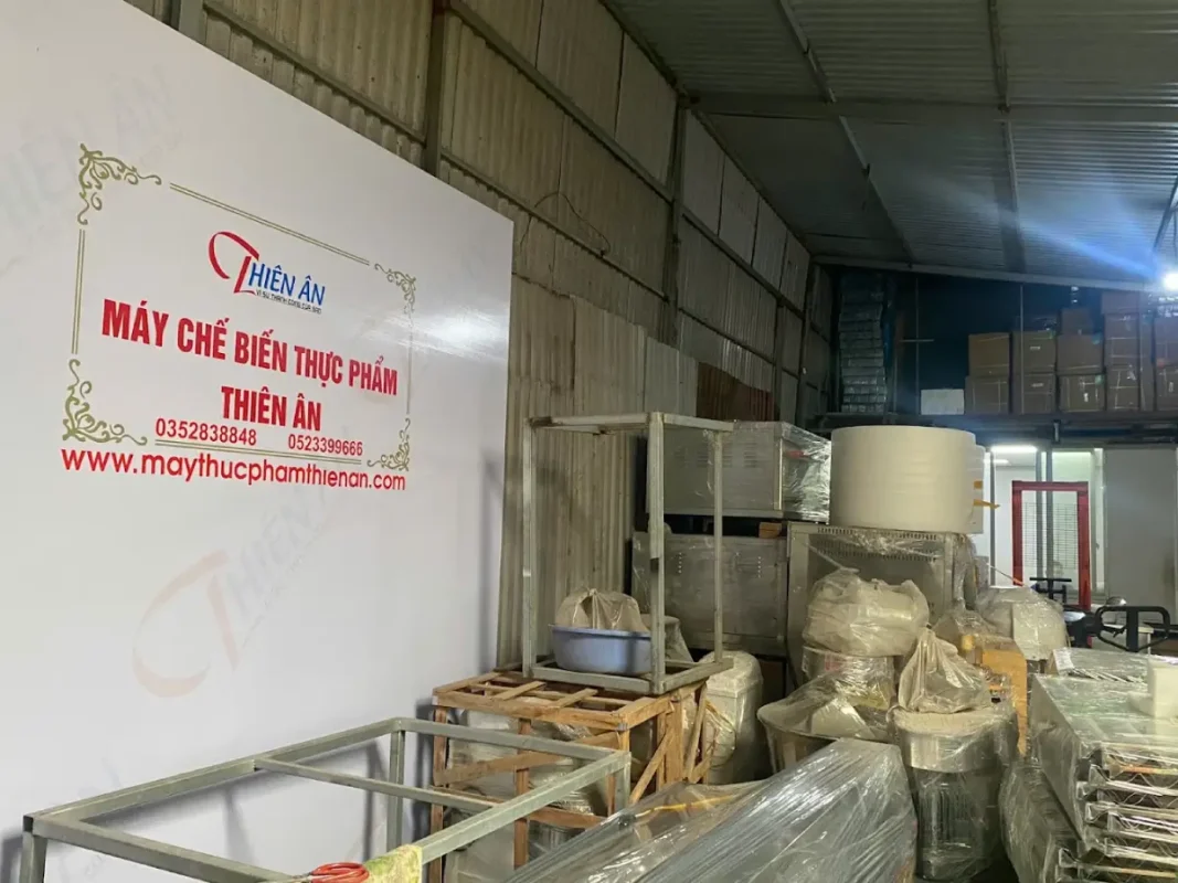 Kho xưởng của Máy thực phẩm Thiên Ân