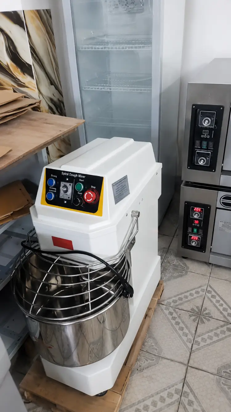 Máy trộn bột xoắn ốc trong bộ thiết bị làm bánh Phường Chánh Hưng TP.HCM